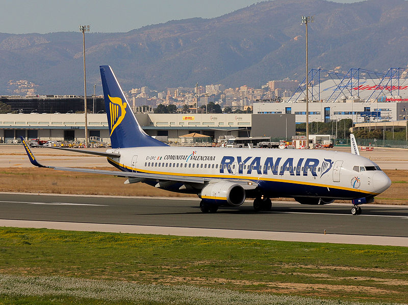 Ryanair, record de pasajeros en un mes