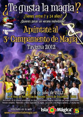 Campamento de magia para niños con Luis Neila en la Sierra de Cádiz