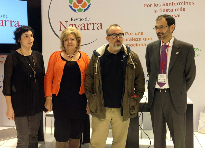 Alex de la Iglesia presenta su película “Las Brujas de Zugarramurdi” en el Stand de Navarra