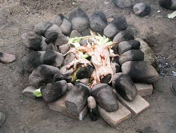 Pachamanca. Herencia de los Incas